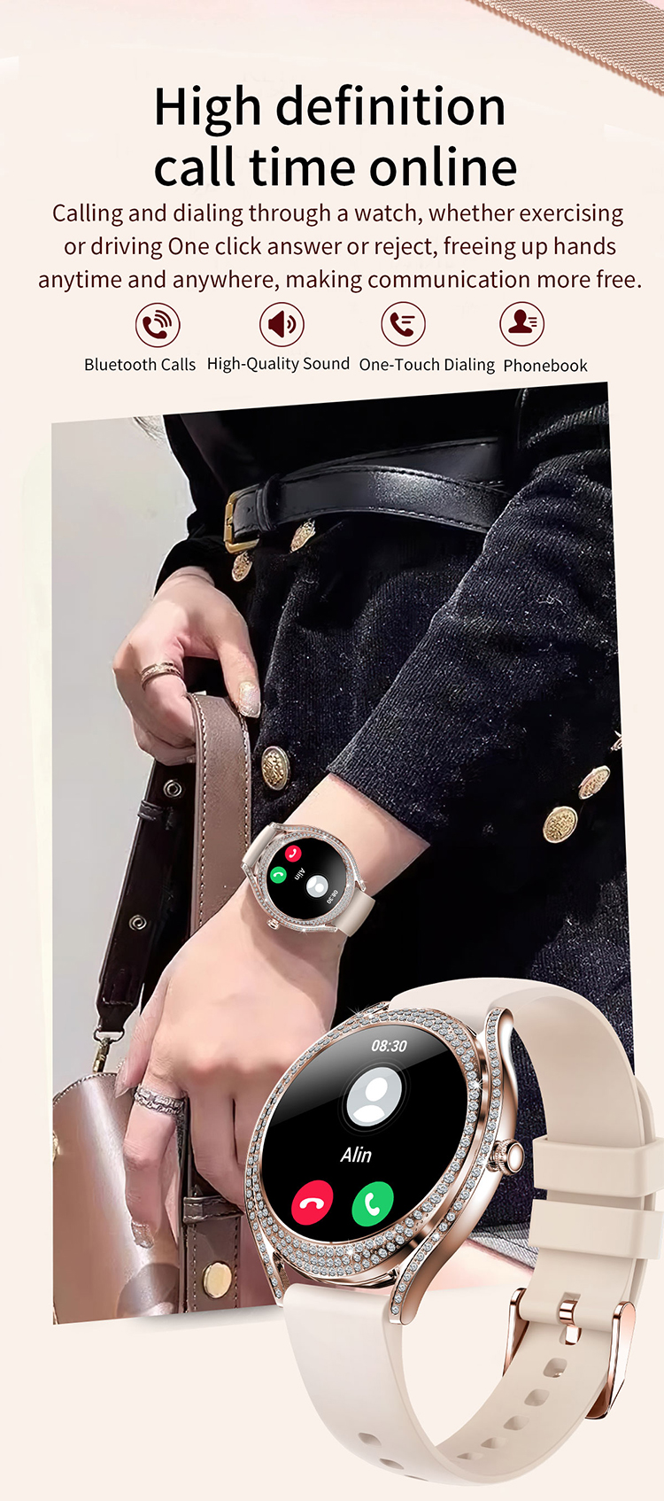 b2c0020 princess series ladies smart watch 4 B2C0020 - Princess Series Ladies Smart Watch 4