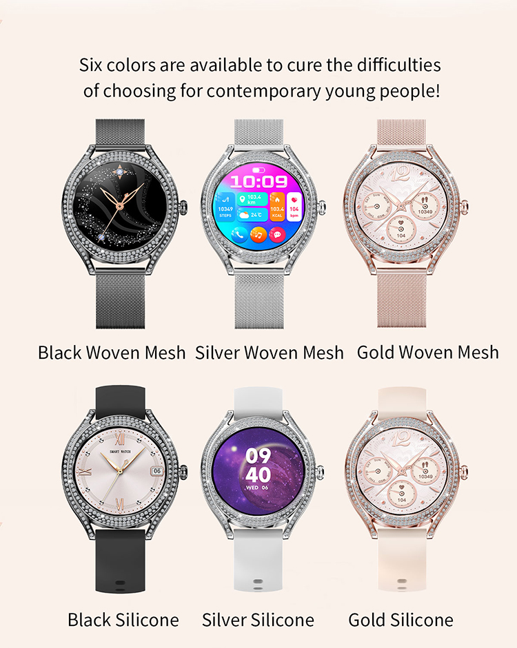 b2c0020 princess series ladies smart watch 8 B2C0020 - Princess Series Ladies Smart Watch 8