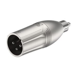 F6C0085-Roxtone - Adaptor RCA Male to XLR Male metal body-1