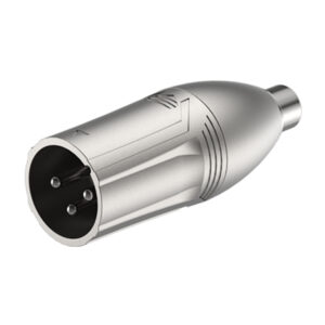 F6C0086-Roxtone - Adaptor RCA Female to XLR Male metal body-1