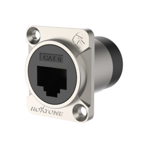 F6C0093-Roxtone- CAT6 Shielded Chassis Mount through Socket metal Body-1
