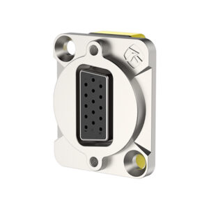 F6C0133 - Roxtone - VGA Female Chassis Mount Through Socket Metal Body -1