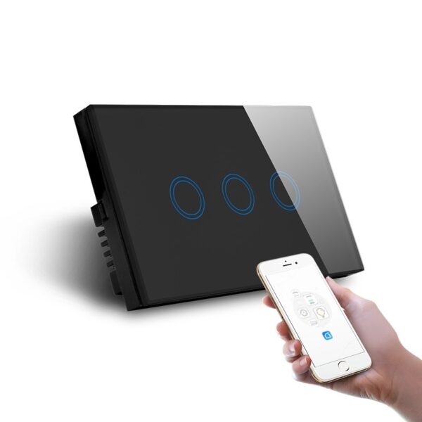 g7d0051 le smart line mg smart switch 3 button black 3 G7D0051 - LE Smart line MG smart switch 3 button Black - 3