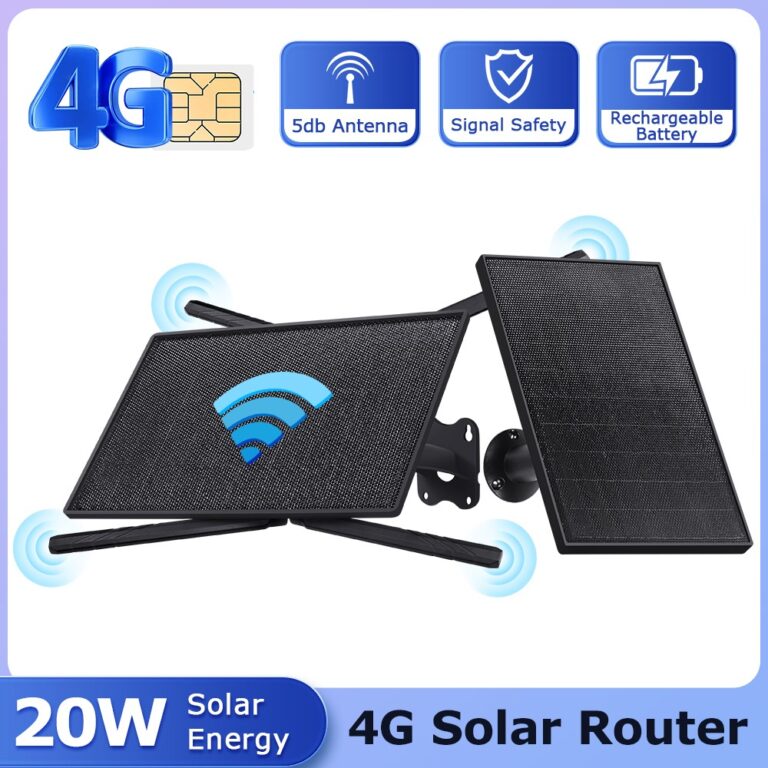 Outdoor Solar 4G Wifi Router with 20100mah battery - Lifestyle Electronics